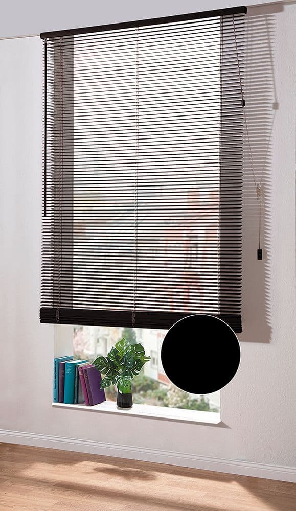 Holzjalousie »Modern« Schwarz