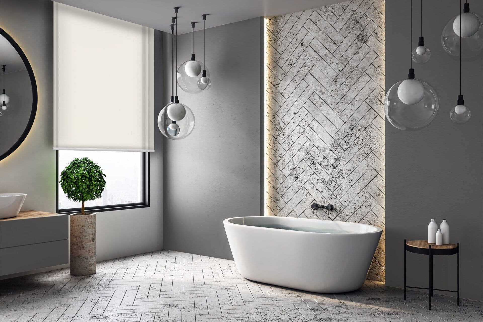 Rollo »Opale« Sandbeige