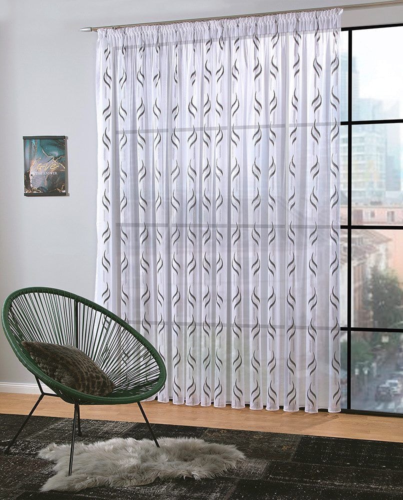 Gardine »Gloriosa« Grün| DecoHome  