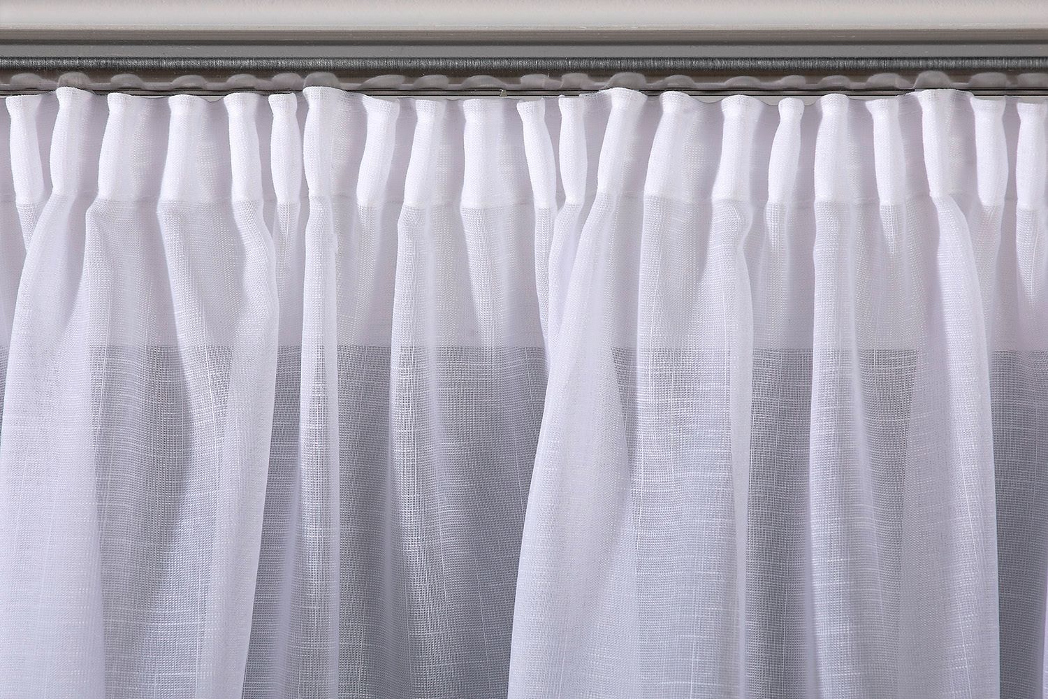 Gardine »Voile mit Effekt Weiß« | DecoHome 3