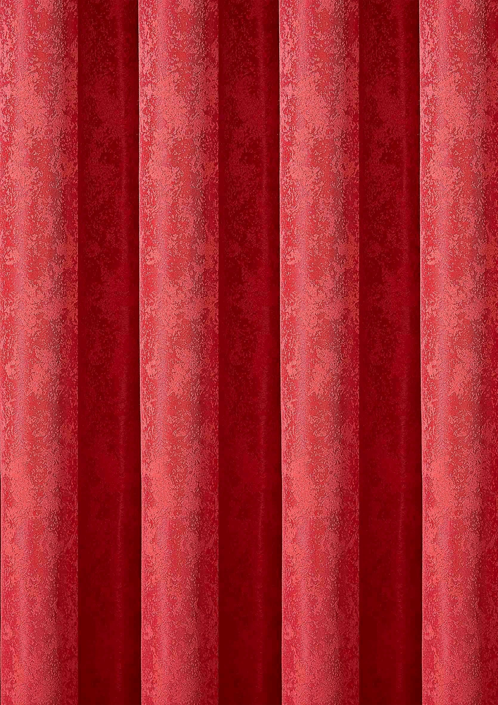 Vorhang »Brillant Meliert« Rot 2