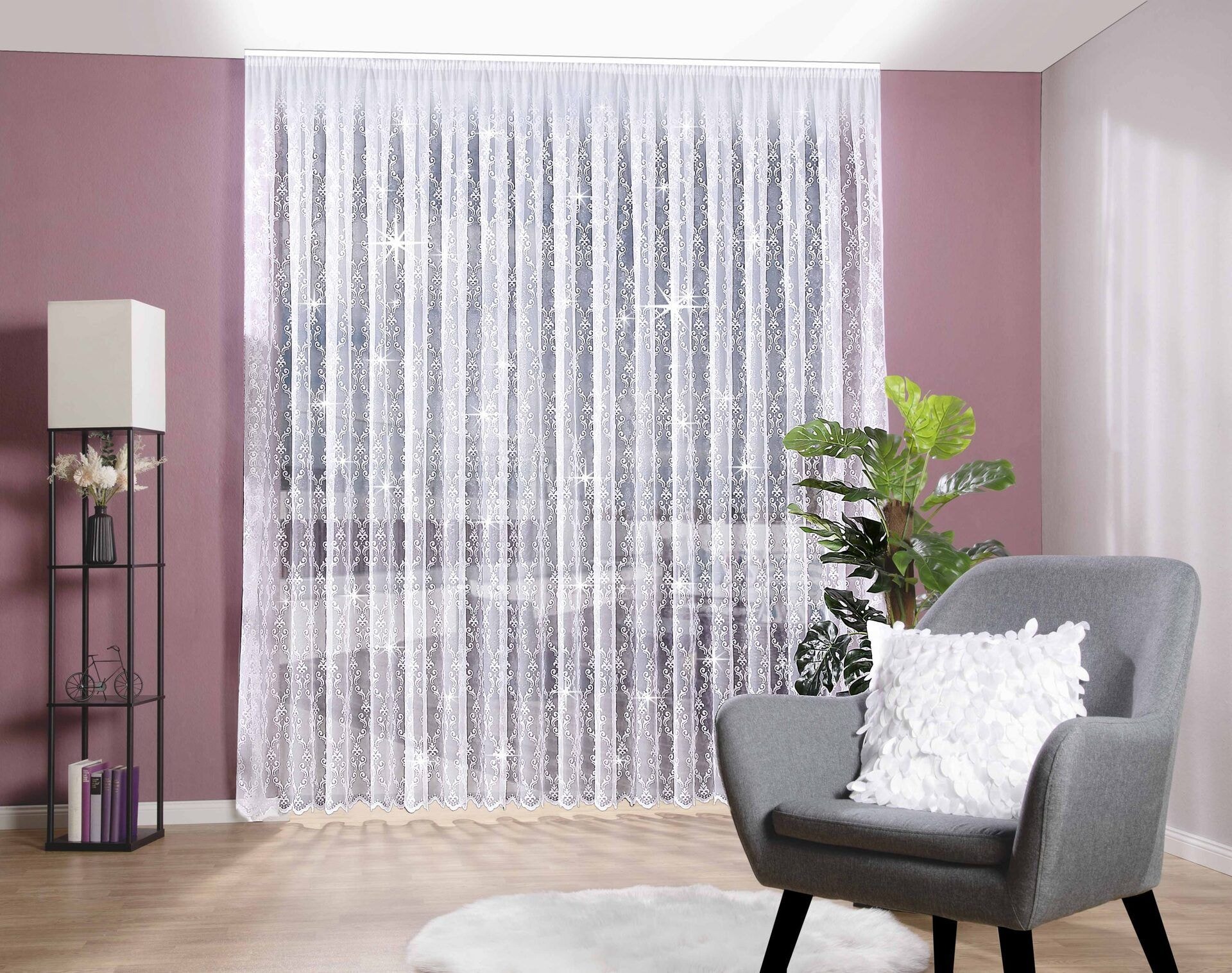 Gardine »Barack« Weiß | DecoHome 5