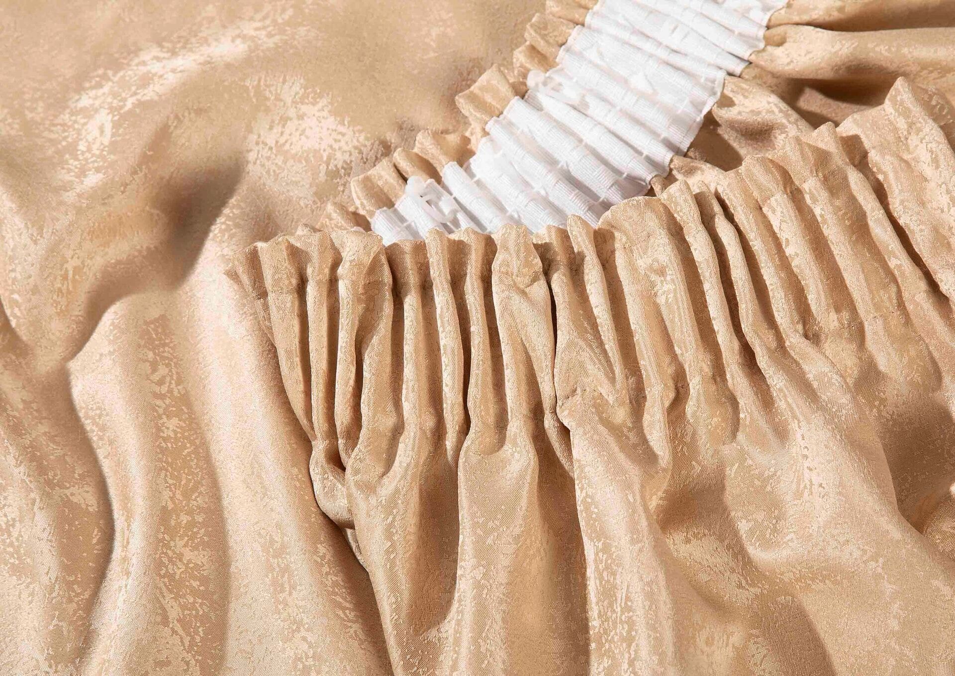 Vorhang »Brillant Meliert« Sand 3