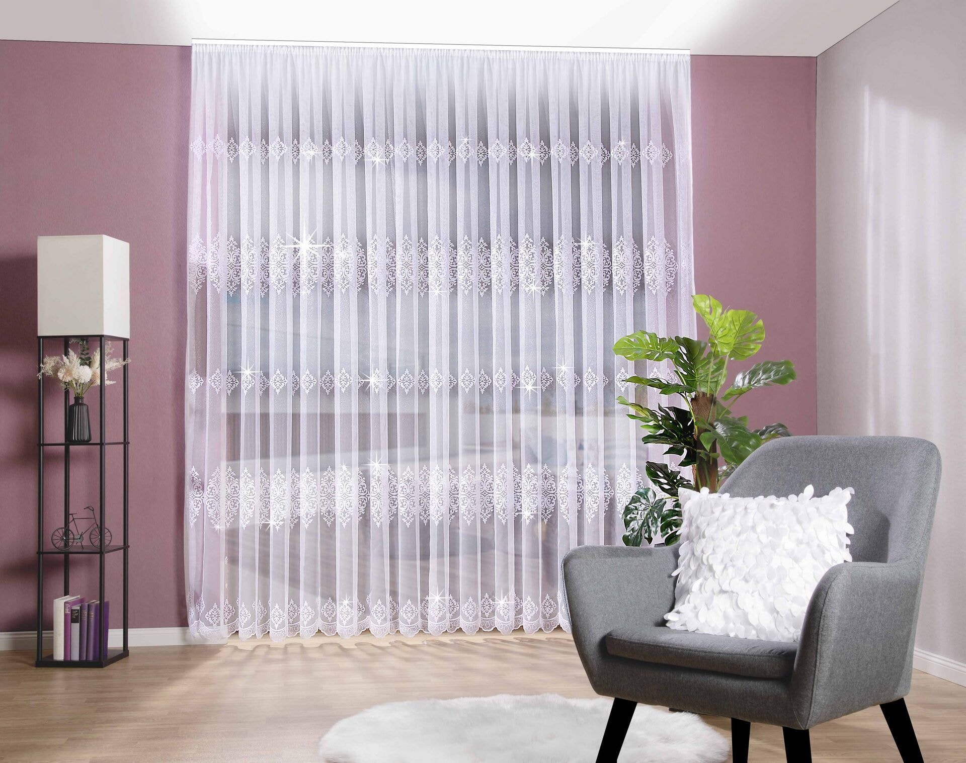 Gardine »Barack« Weiß | DecoHome 5