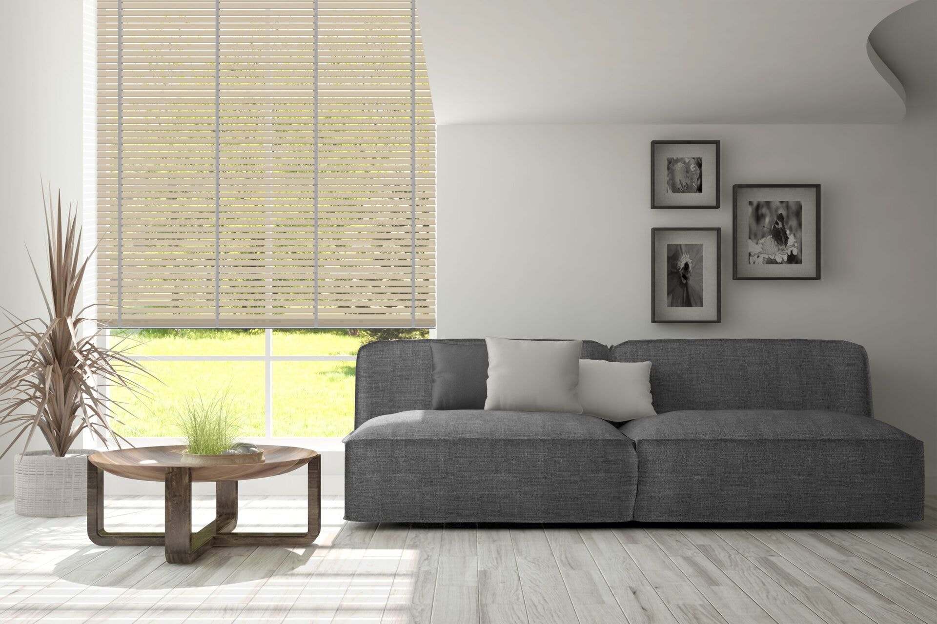 Holzjalousie »Bamboo« Dunkelbeige 4
