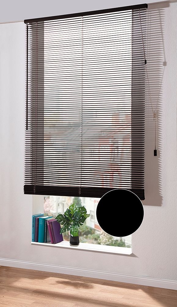 Holzjalousie »Modern« Schwarz