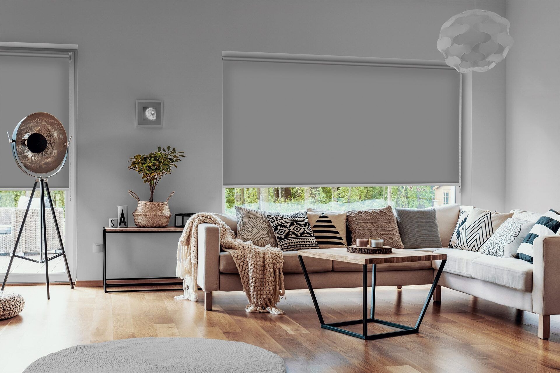 Rollo »Basic« Salbeibeige 4