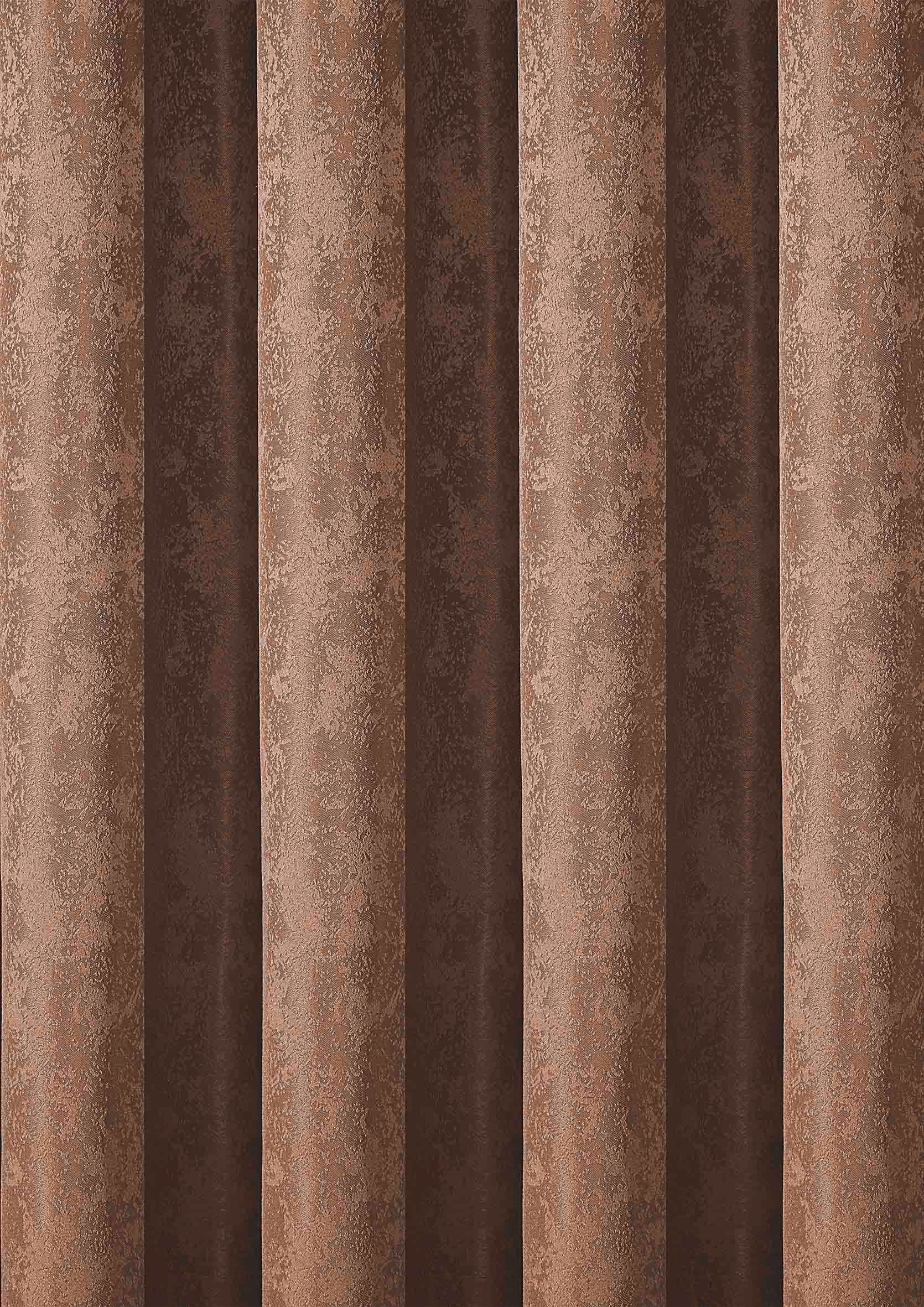 Vorhang »Brillant Meliert« Braun 2