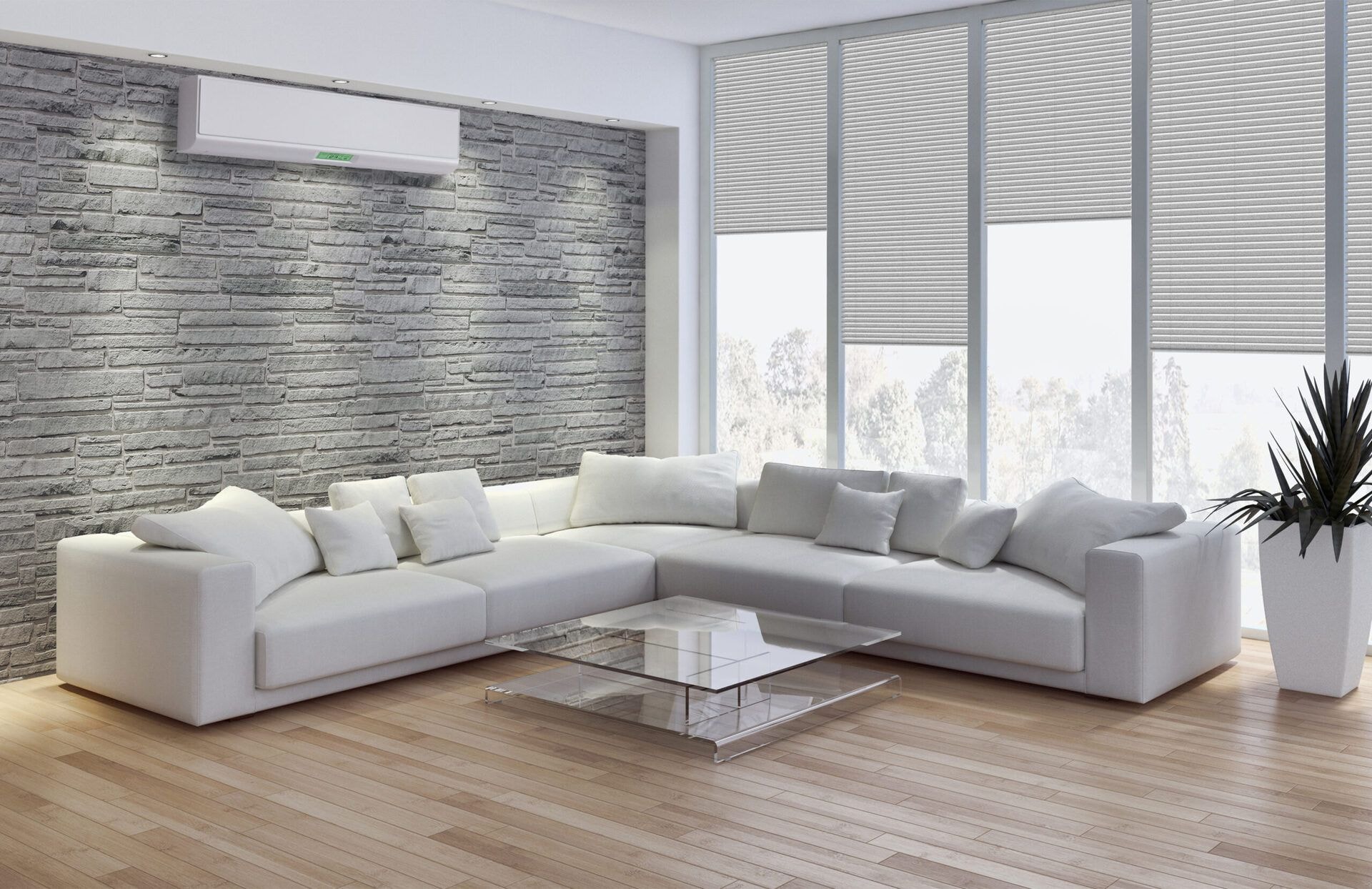Alu Jalousie »Texture« Silber-Satin 5
