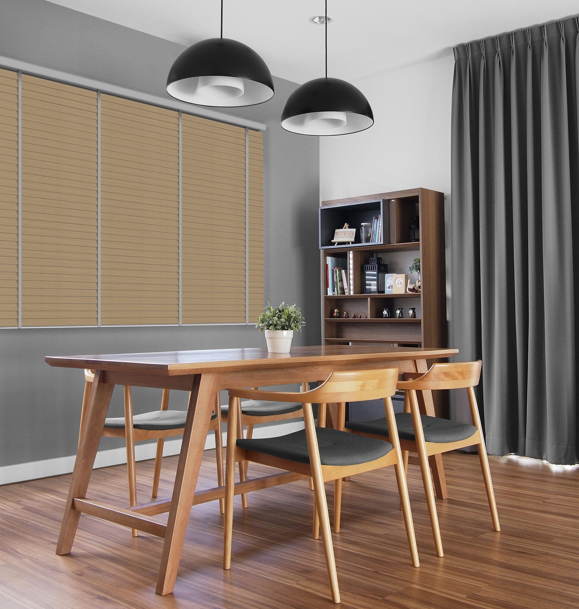 Holzjalousie »Bamboo« Braun 3