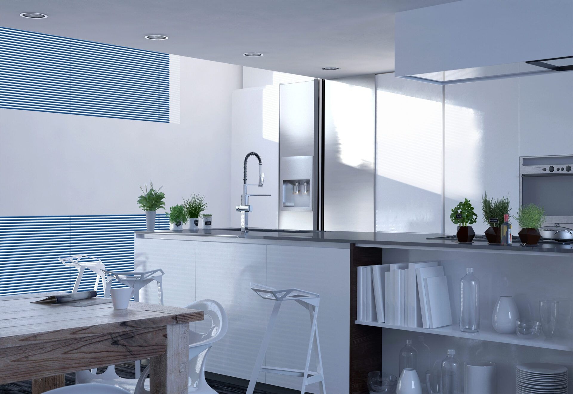 Alu Jalousie »Pure« Blau 4