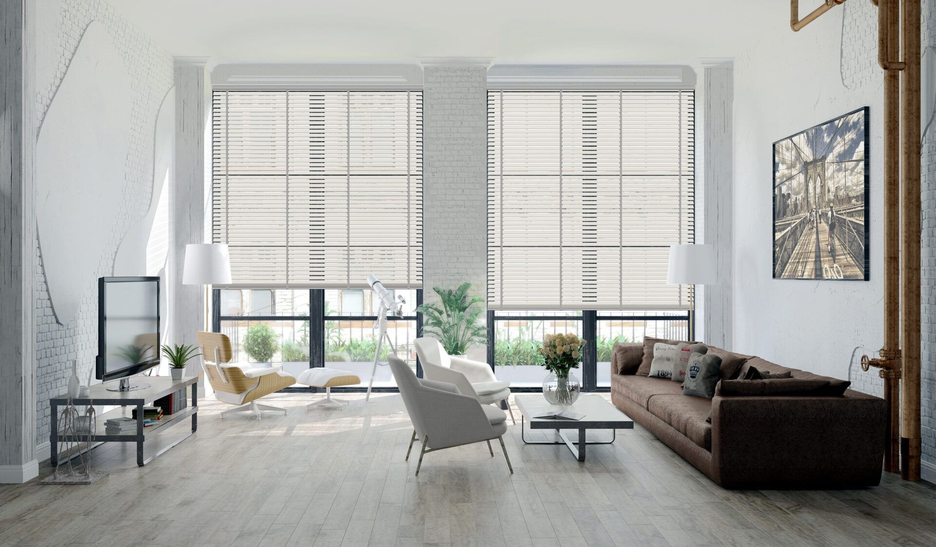 Holzjalousie »Bamboo« Beige 5