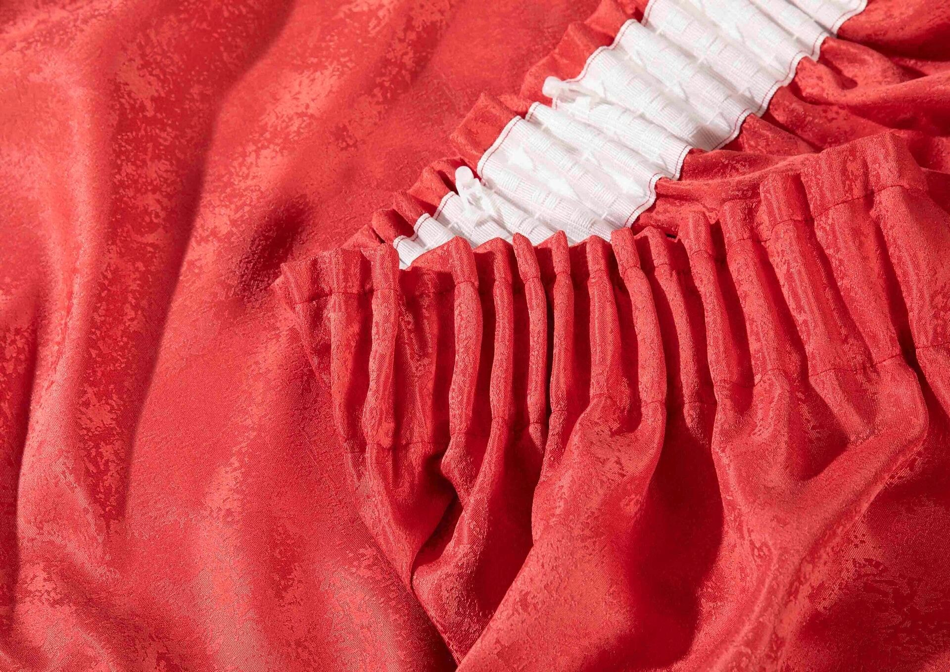 Vorhang »Brillant Meliert« Rot 3