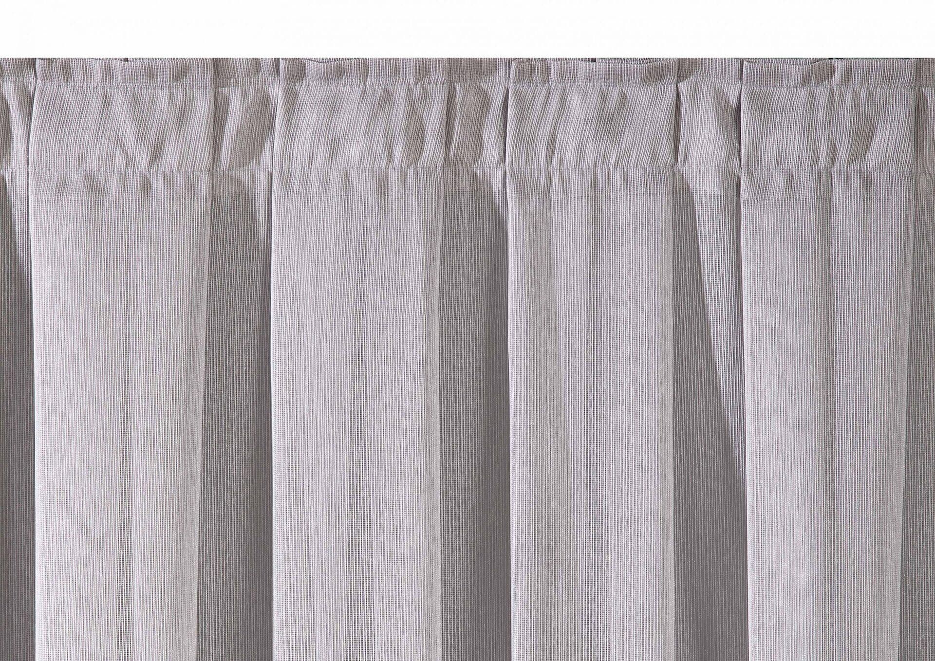 Gardine »Struktur« Grau | DecoHome 4