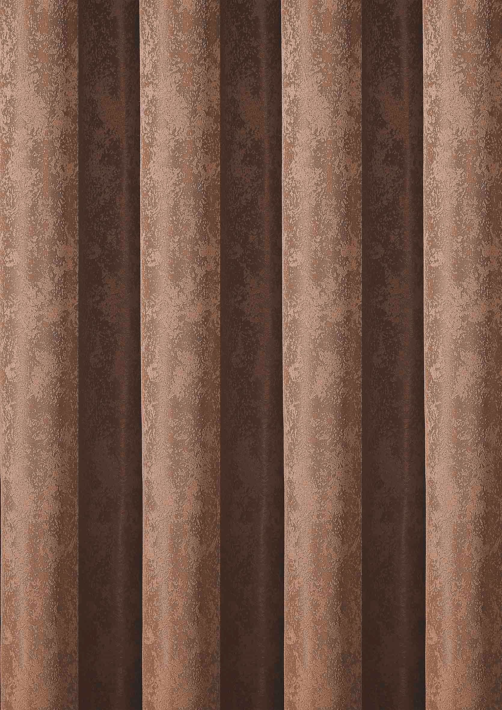 Vorhang »Brillant Meliert« Braun 2