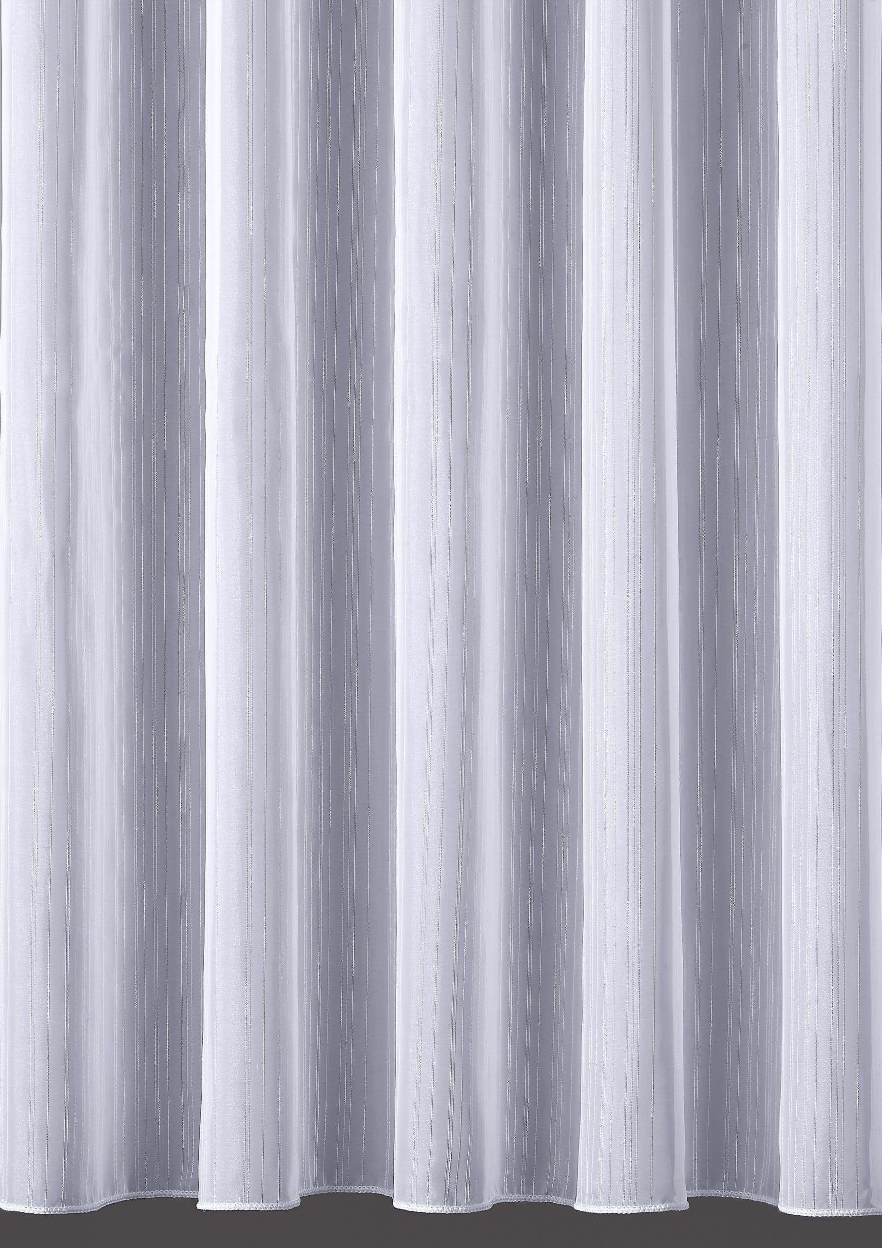 Gardine »Voile Streifen« Weiß | DecoHome 5