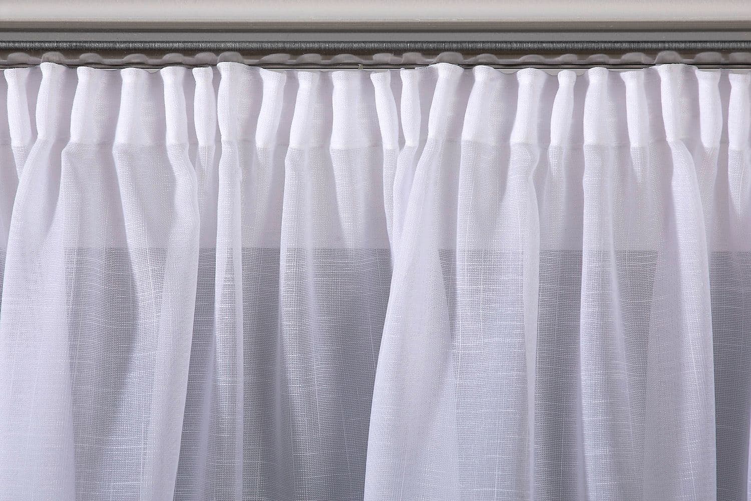 Gardine »Voile mit Effekt Weiß« | DecoHome 3