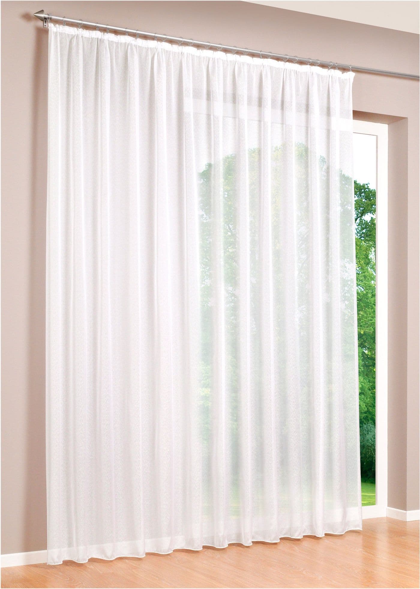 Gardine »Voile« Weiß | DecoHome