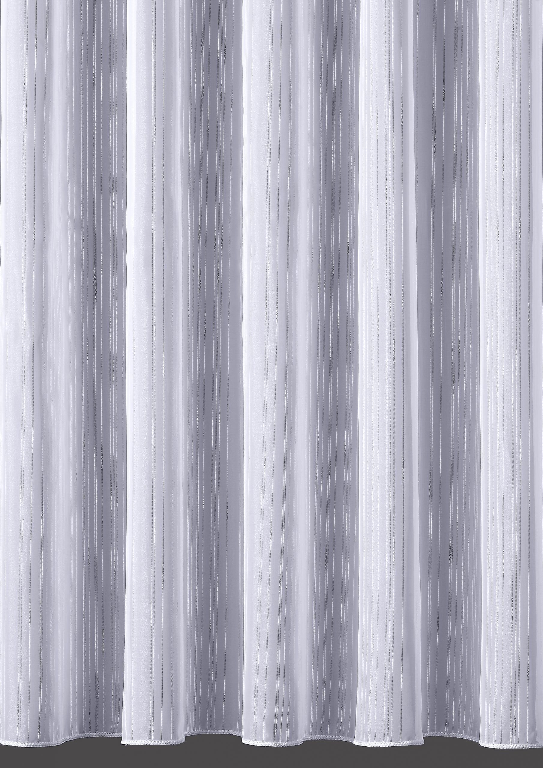 Gardine »Voile Streifen« Weiß | DecoHome 5